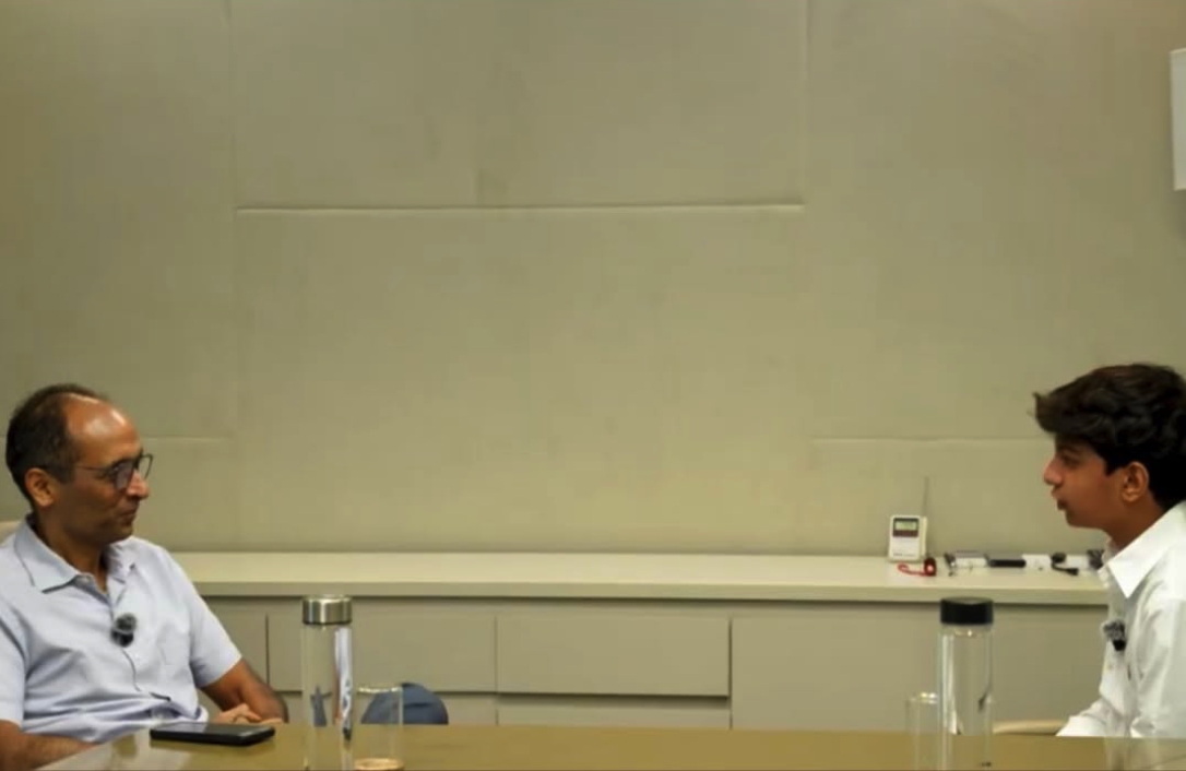 Rayan Kapoor interviewing Sundar Mahalingam